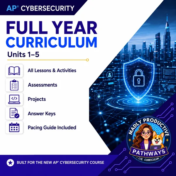 AP Cybersecurity course cover