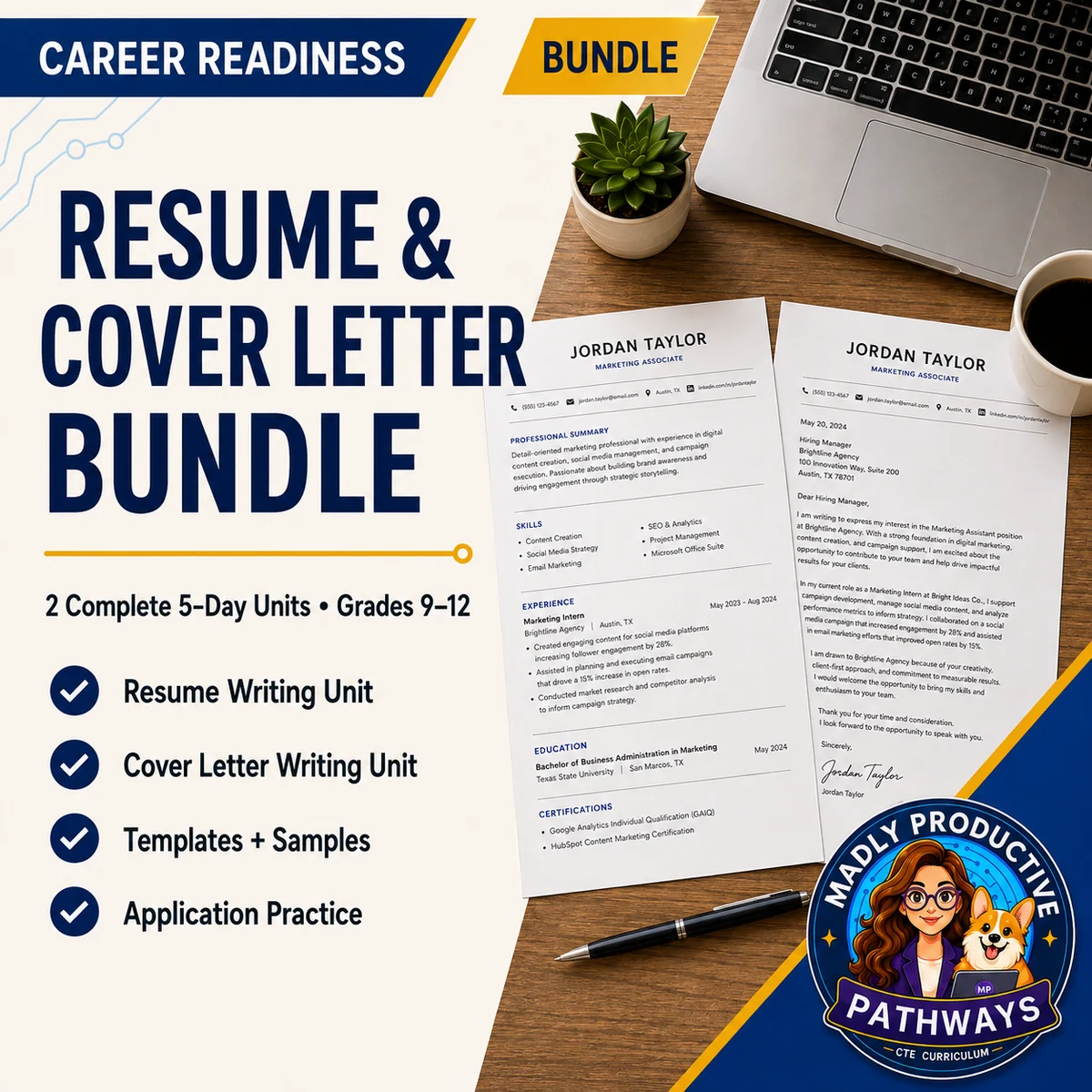 Resume & Cover Letter Bundle cover