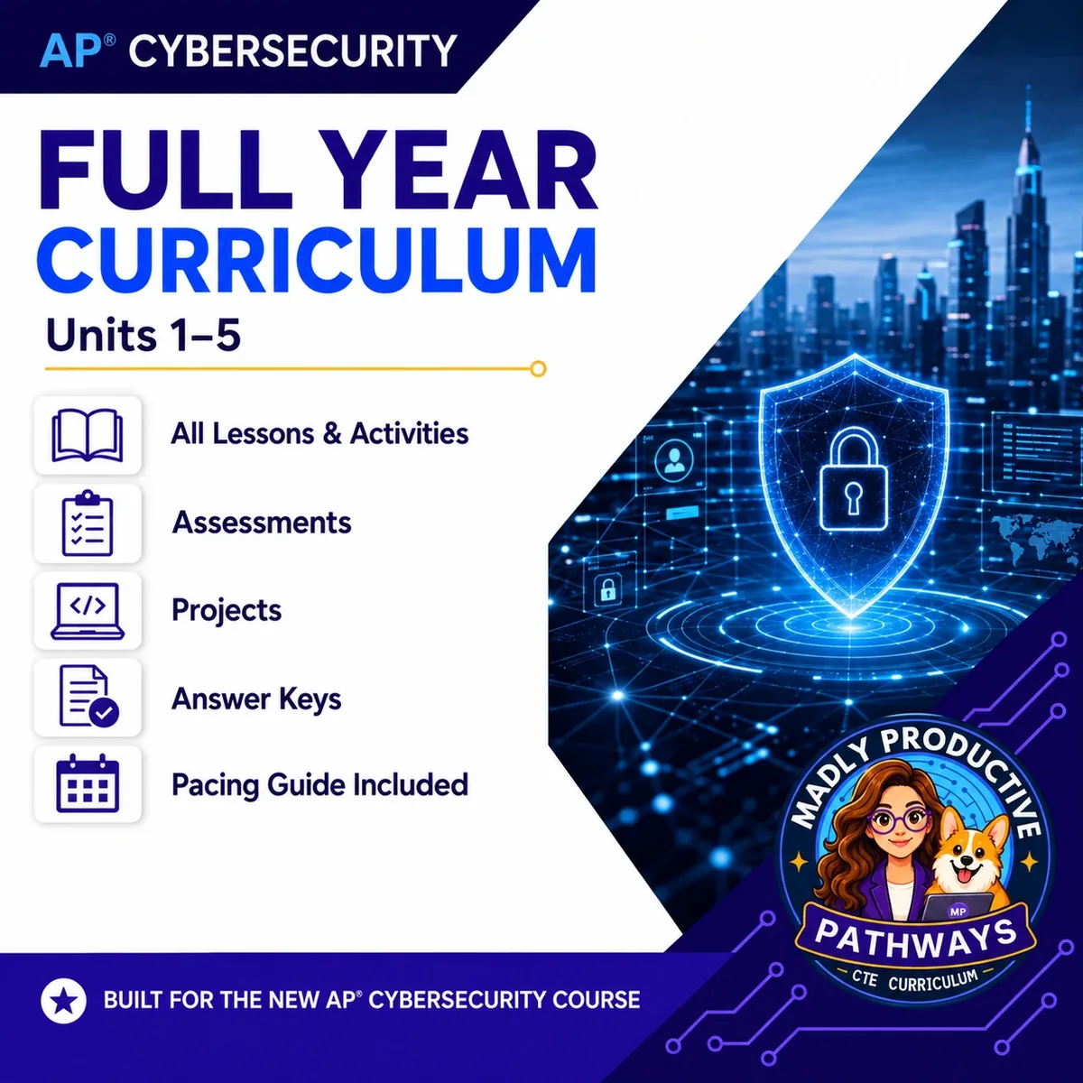 AP Cybersecurity full course cover