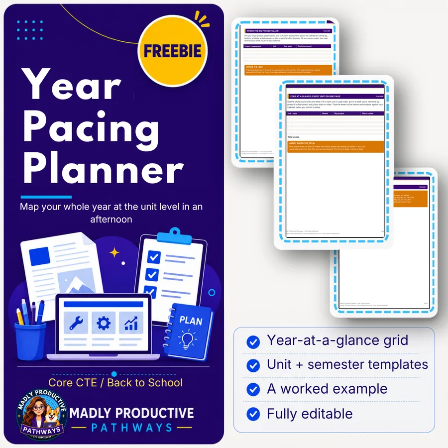 Year Pacing Planner