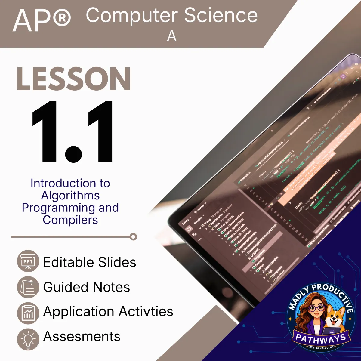 AP Computer Science A Lesson 1.1: Intro to Algorithms & Compilers