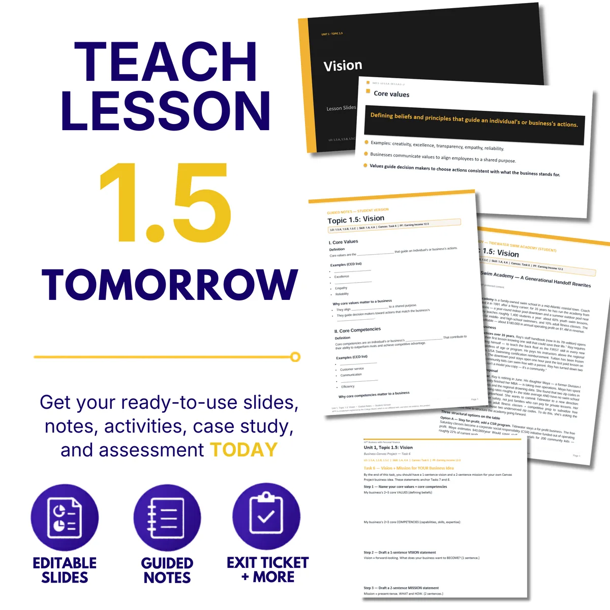 Teach tomorrow