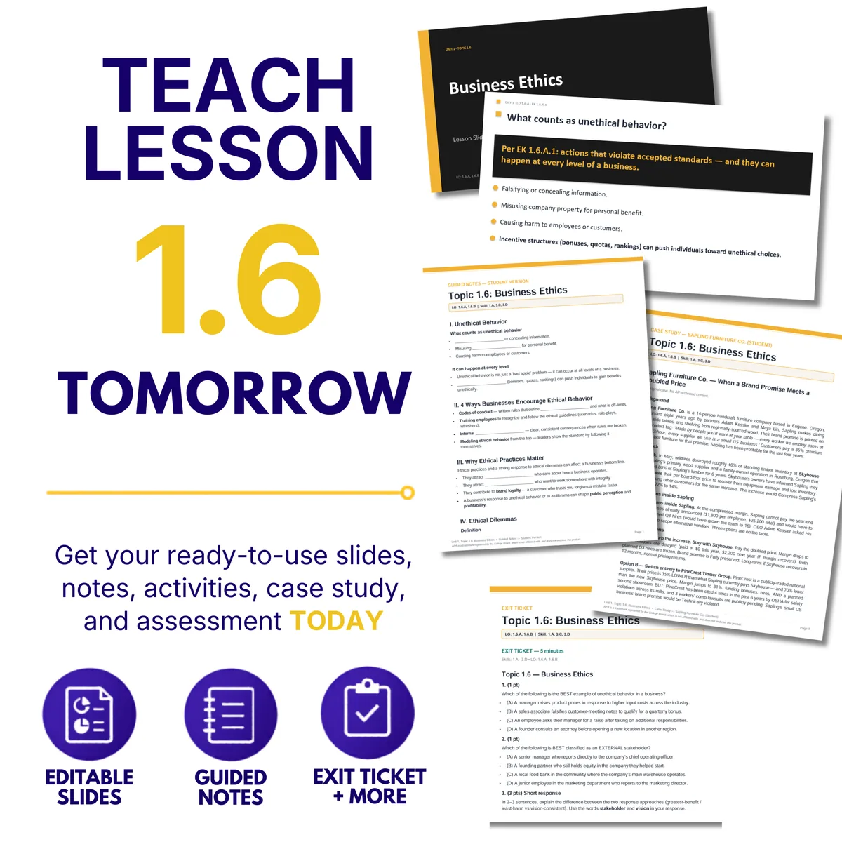Teach tomorrow
