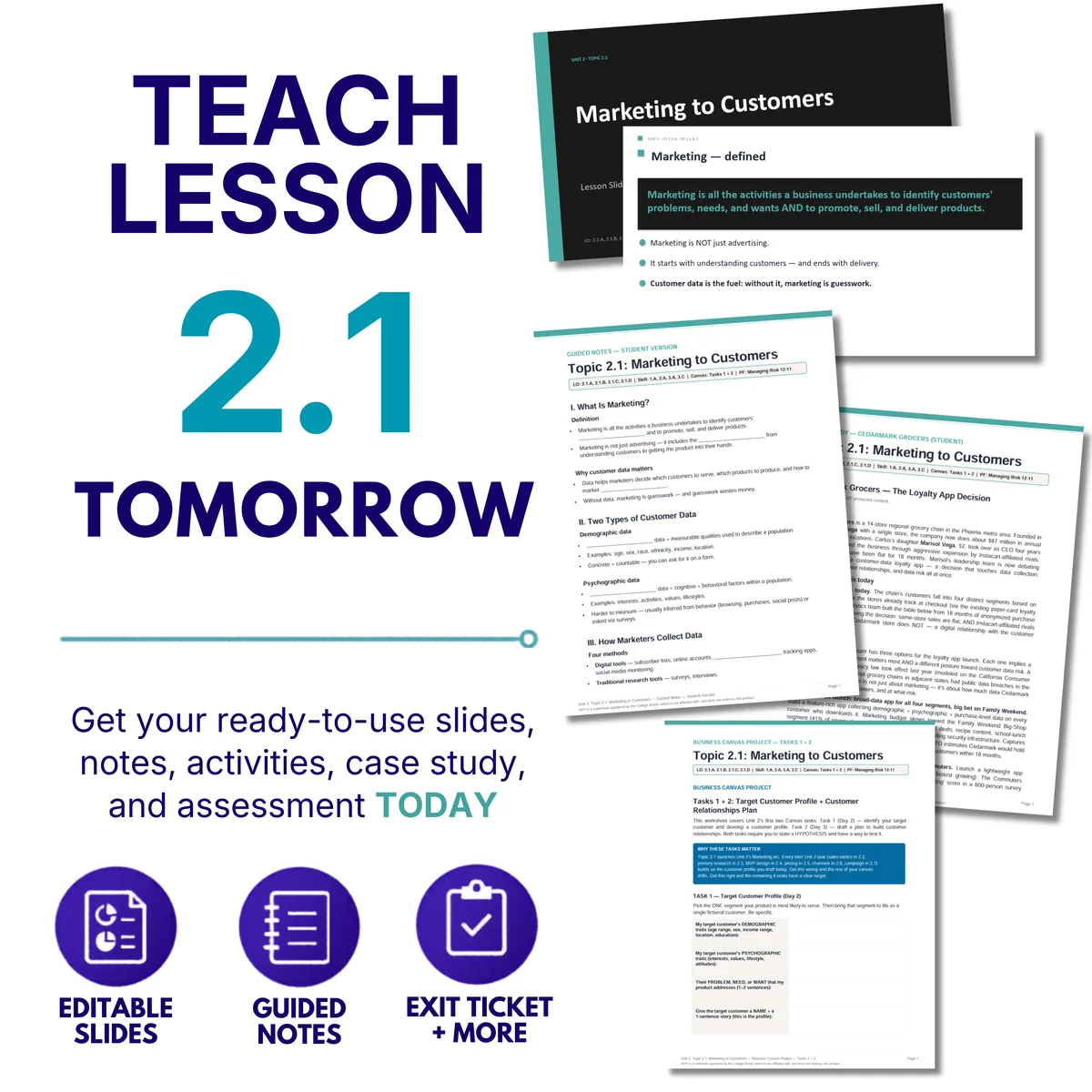 Teach tomorrow