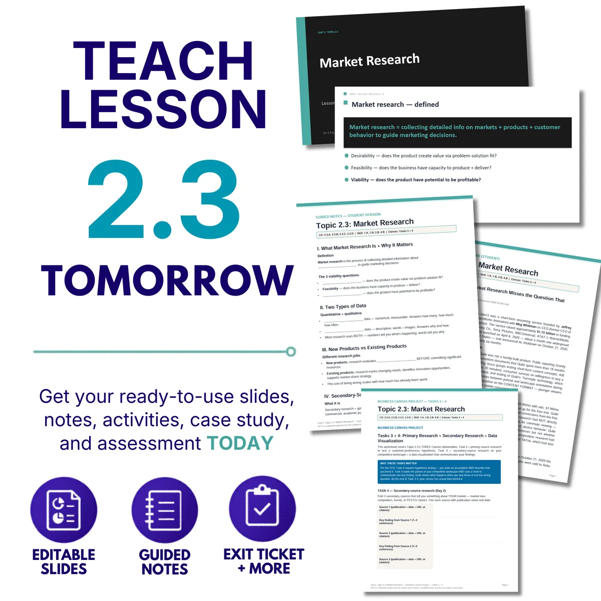Teach tomorrow