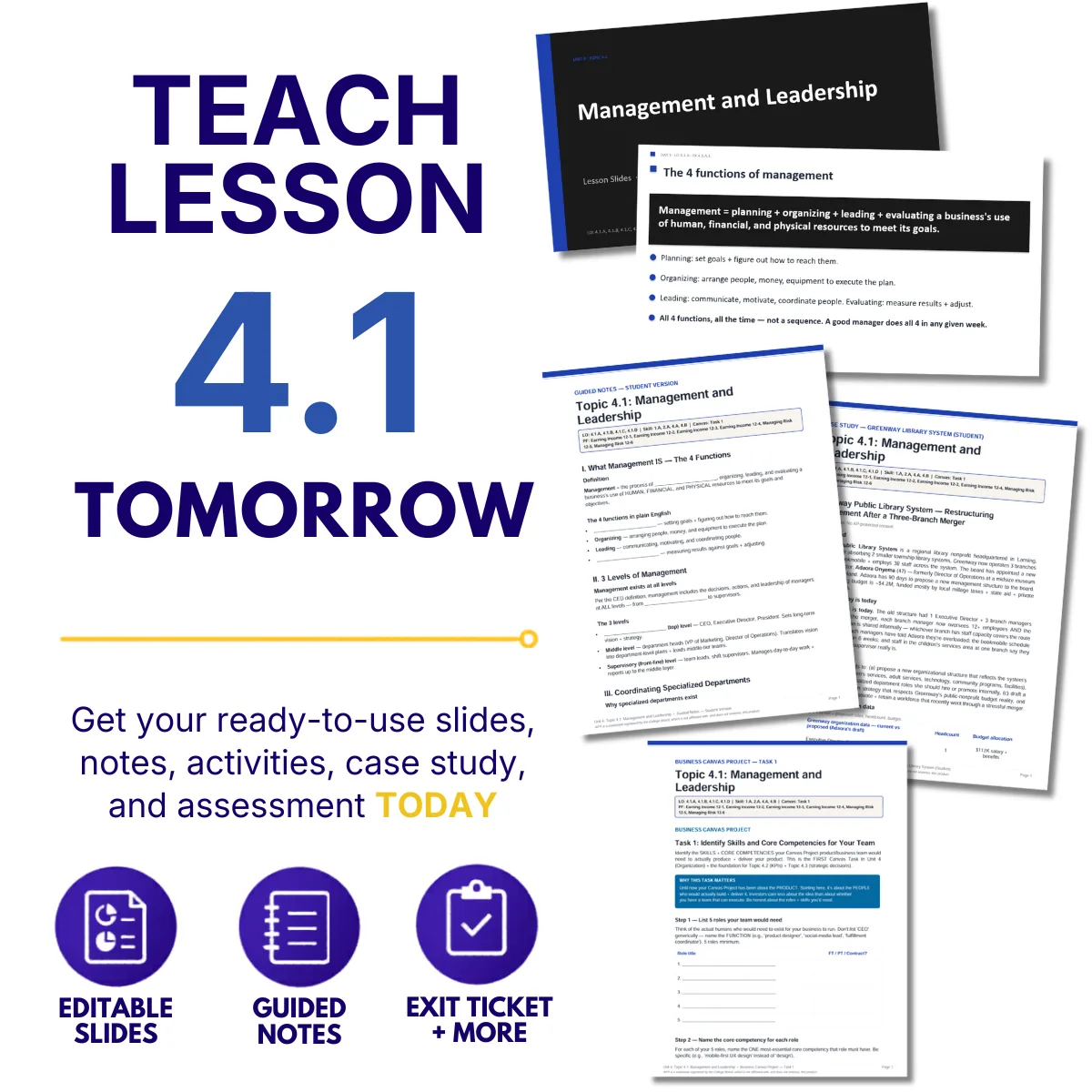 Teach tomorrow