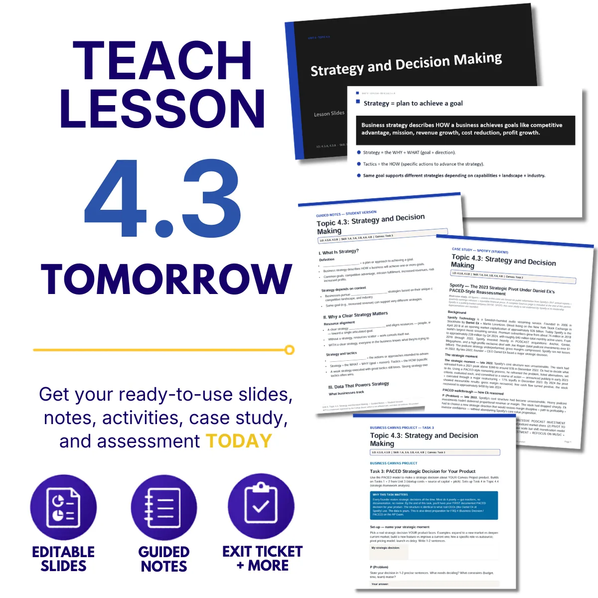 Teach tomorrow