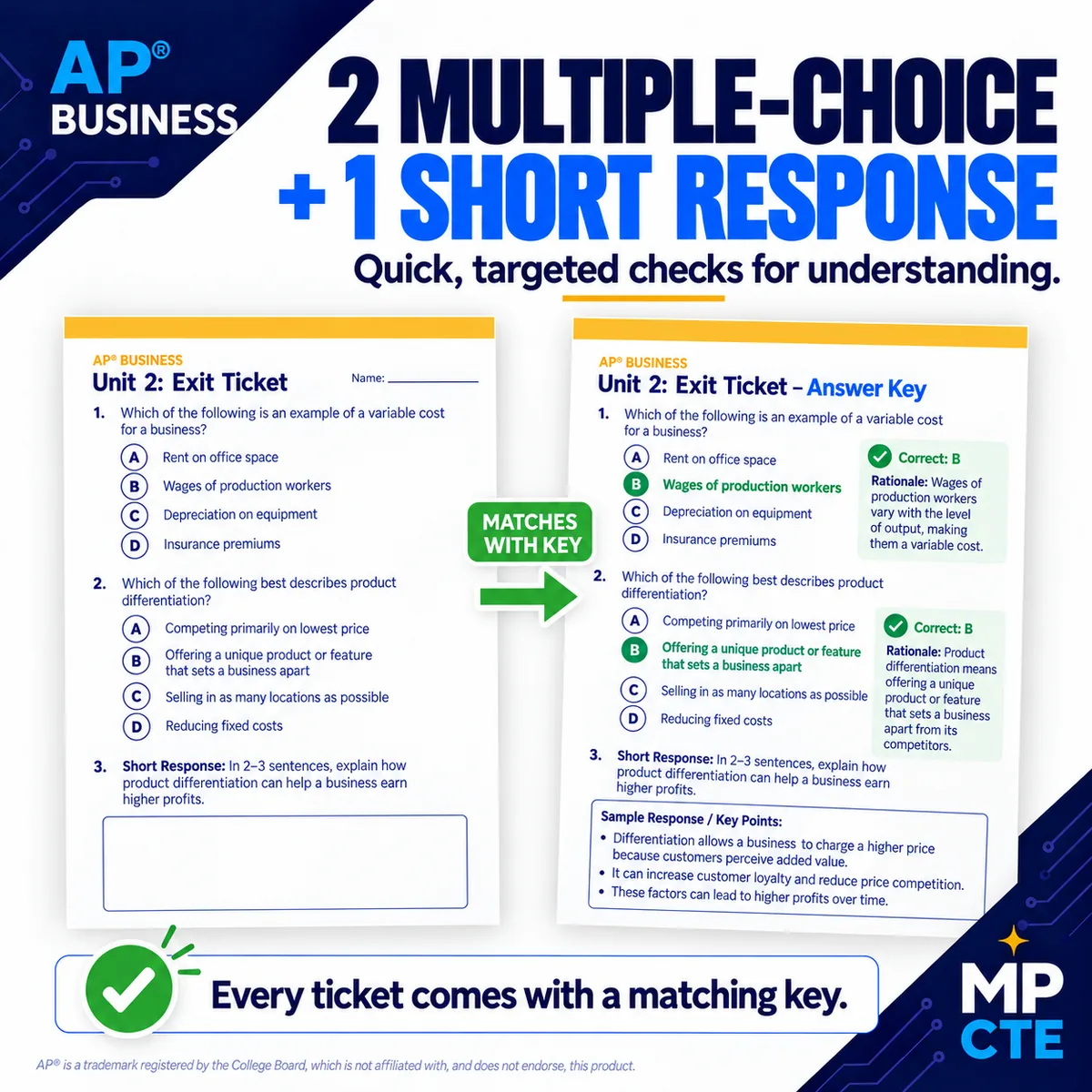 Keys and Forms