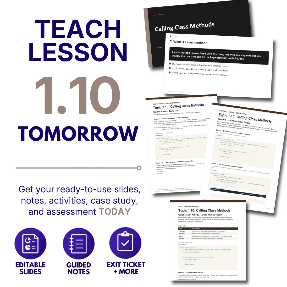 Teach tomorrow