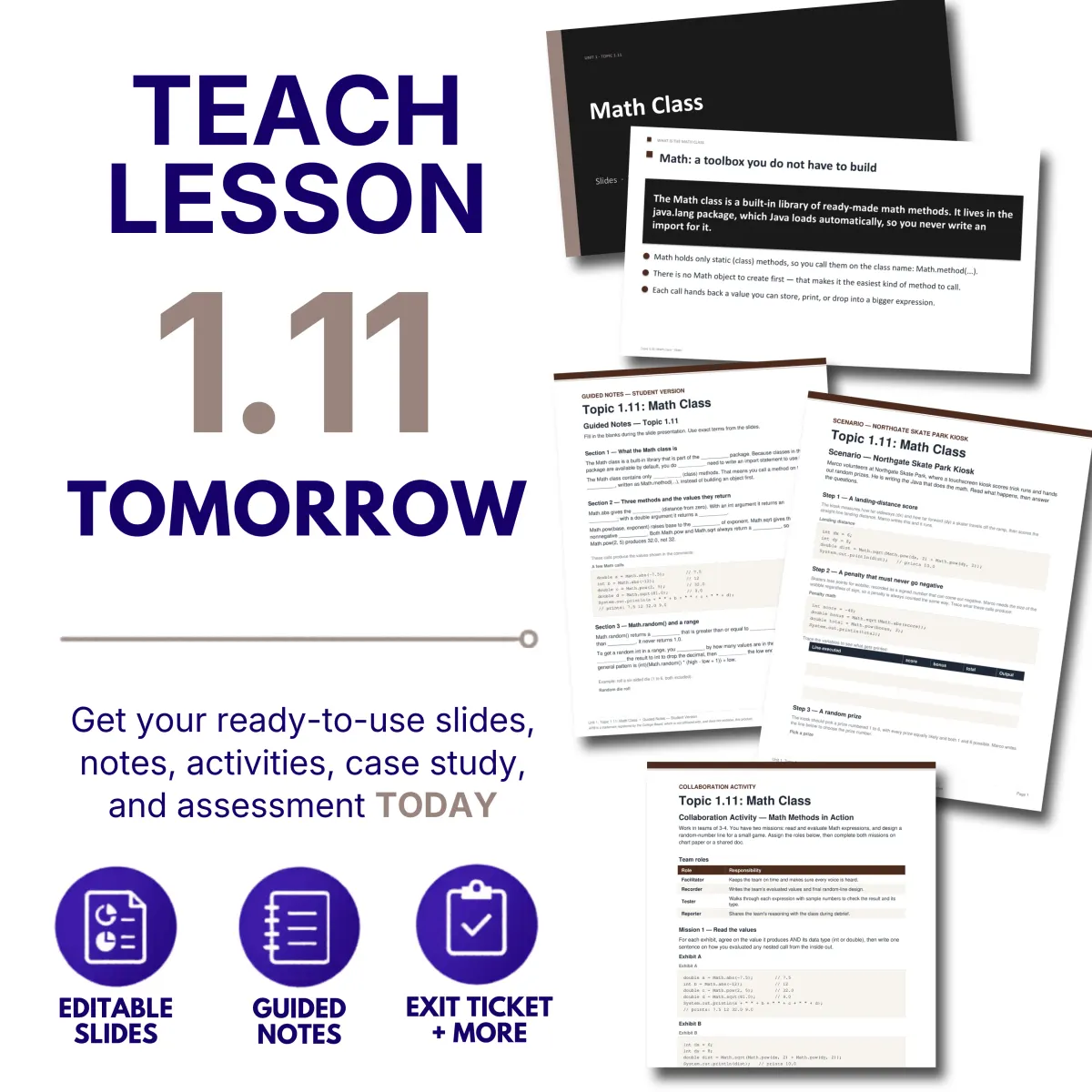 Teach tomorrow