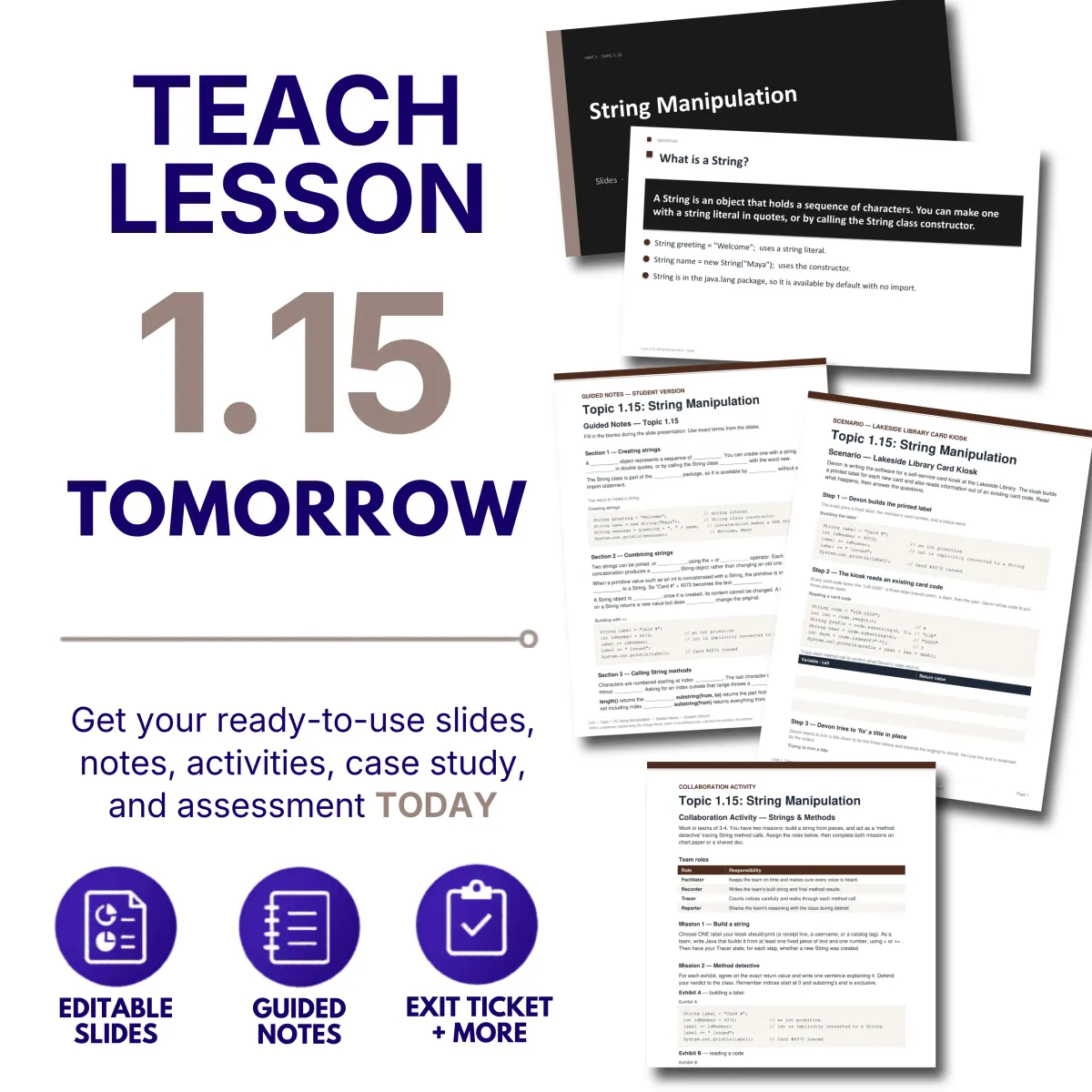 Teach tomorrow
