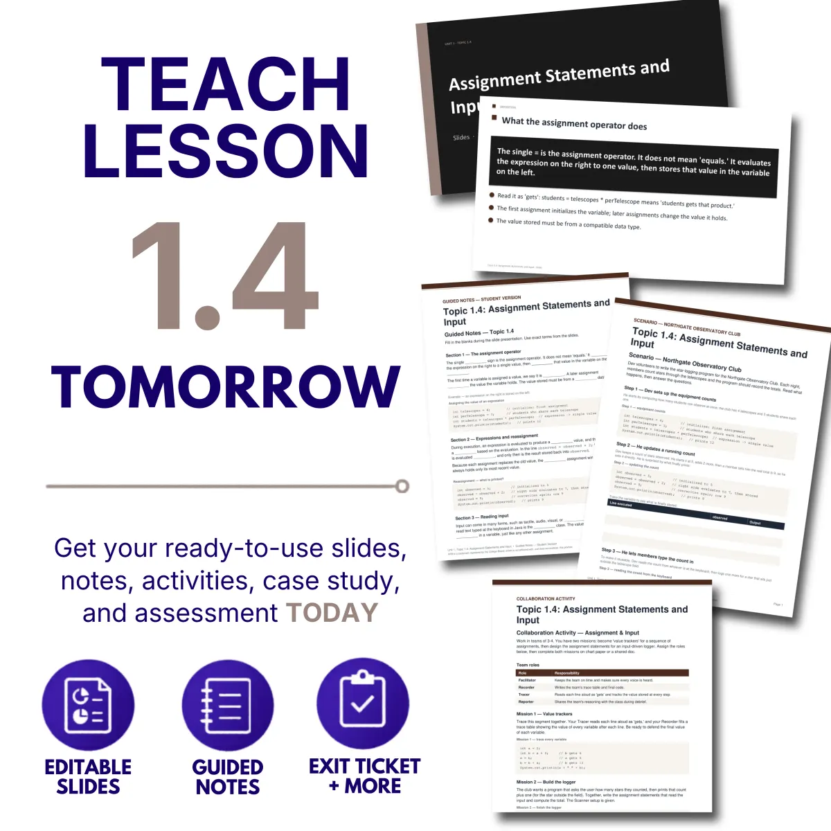 Teach tomorrow