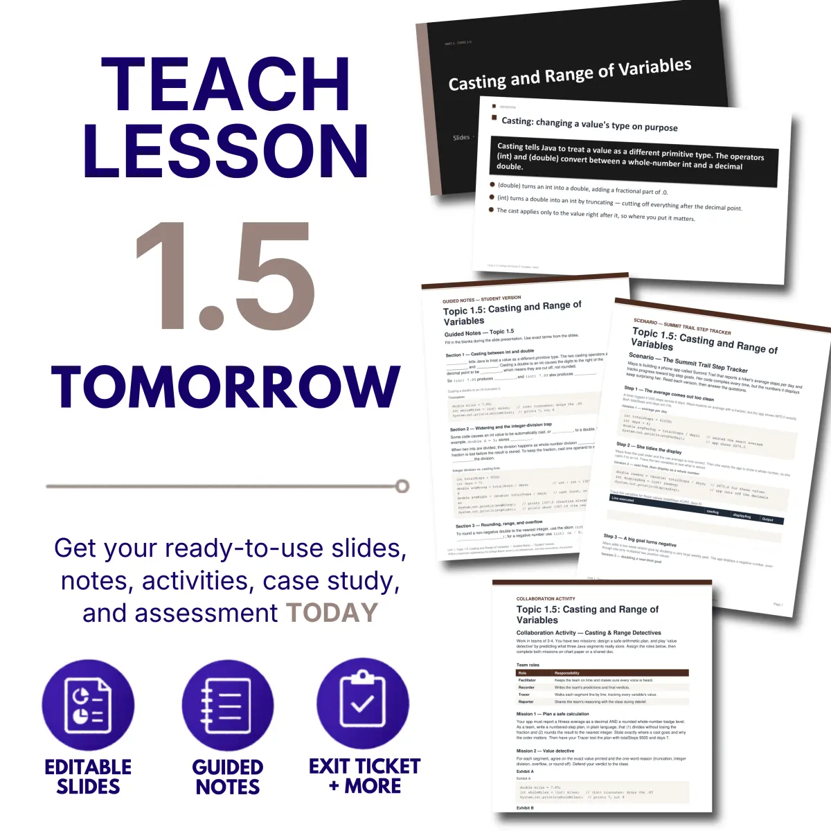 Teach tomorrow