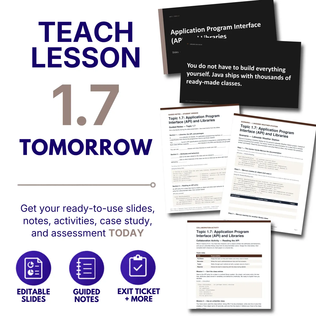 Teach tomorrow
