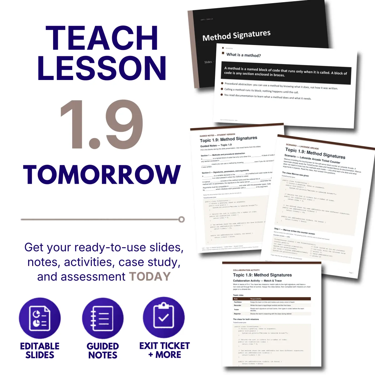 Teach tomorrow