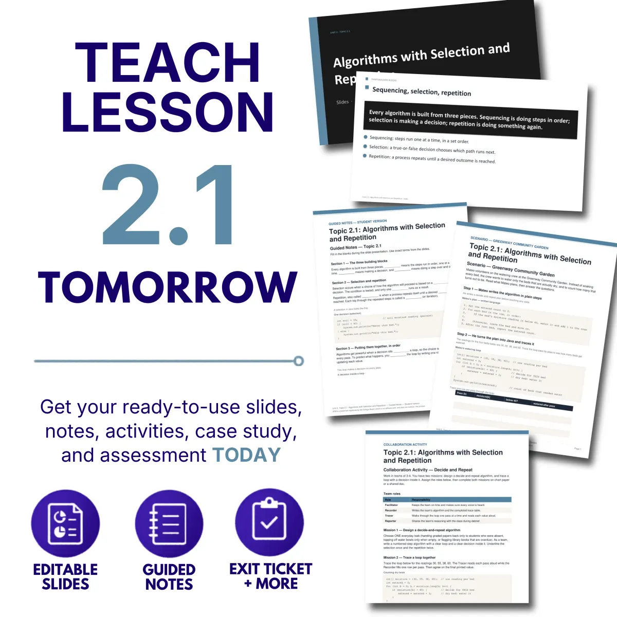 Teach tomorrow
