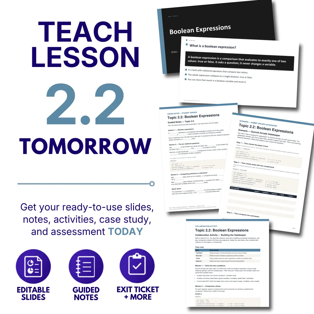 Teach tomorrow