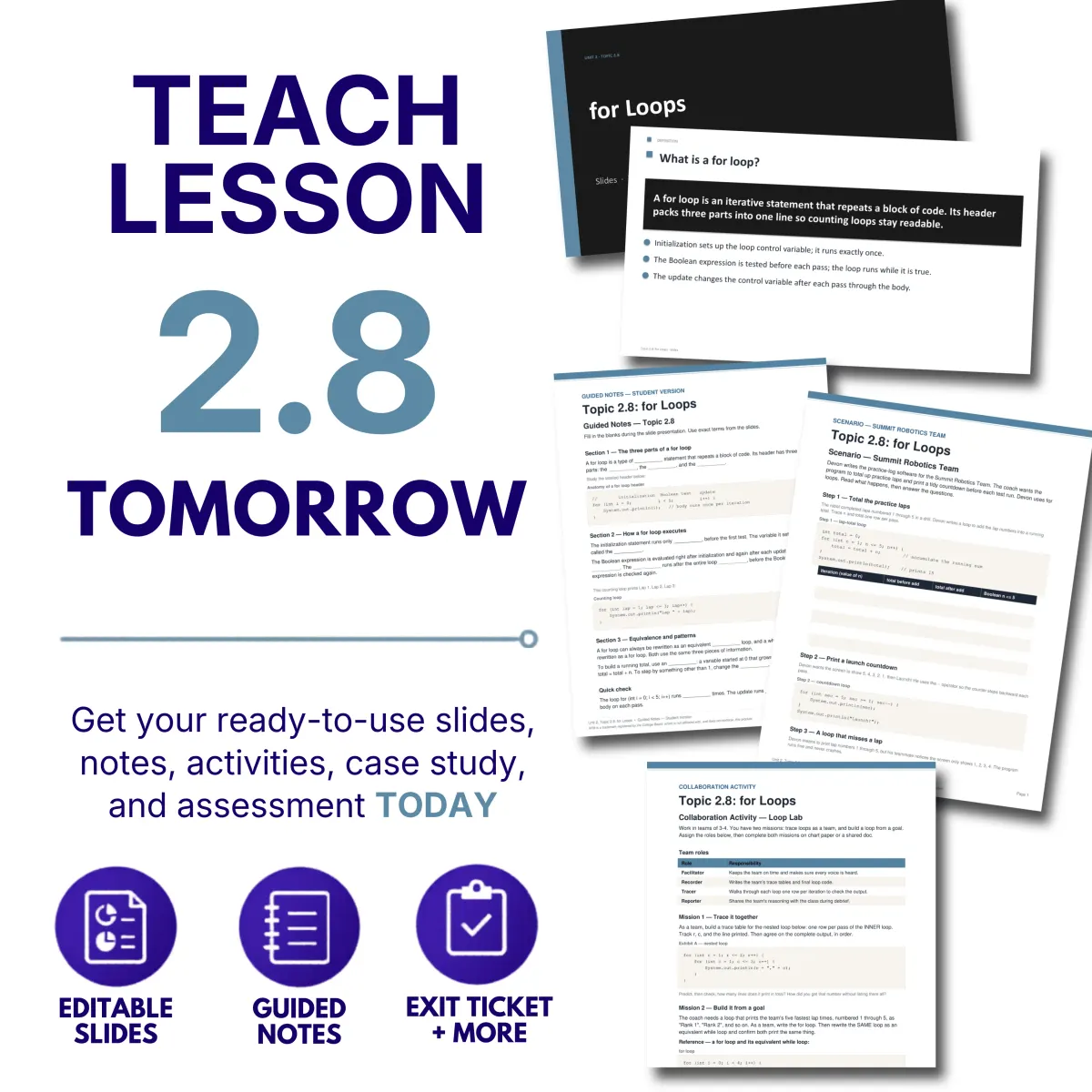 Teach tomorrow