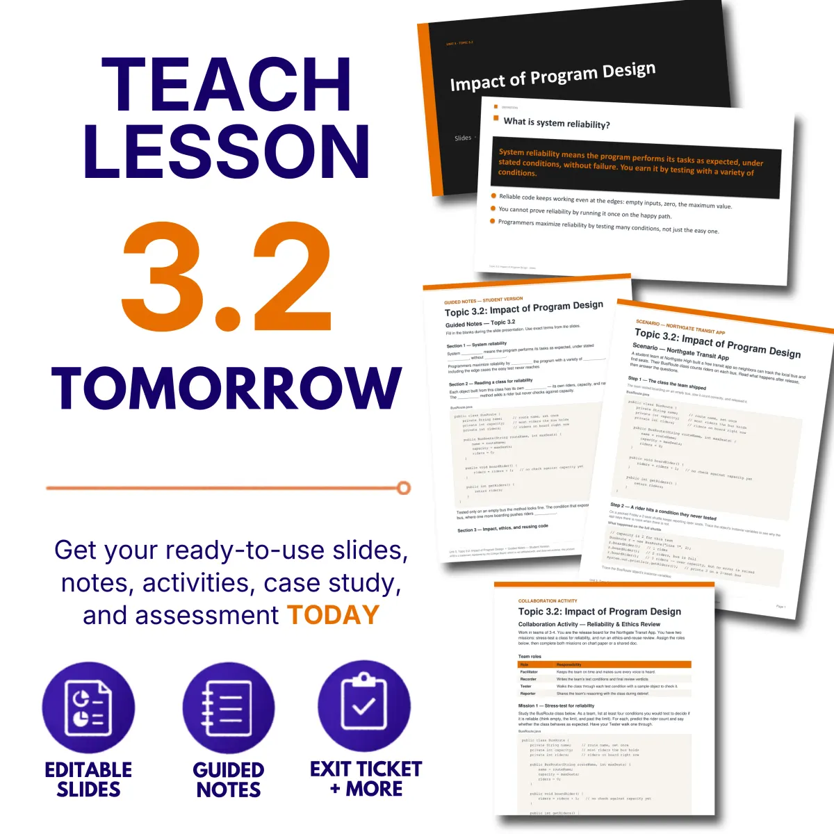 Teach tomorrow