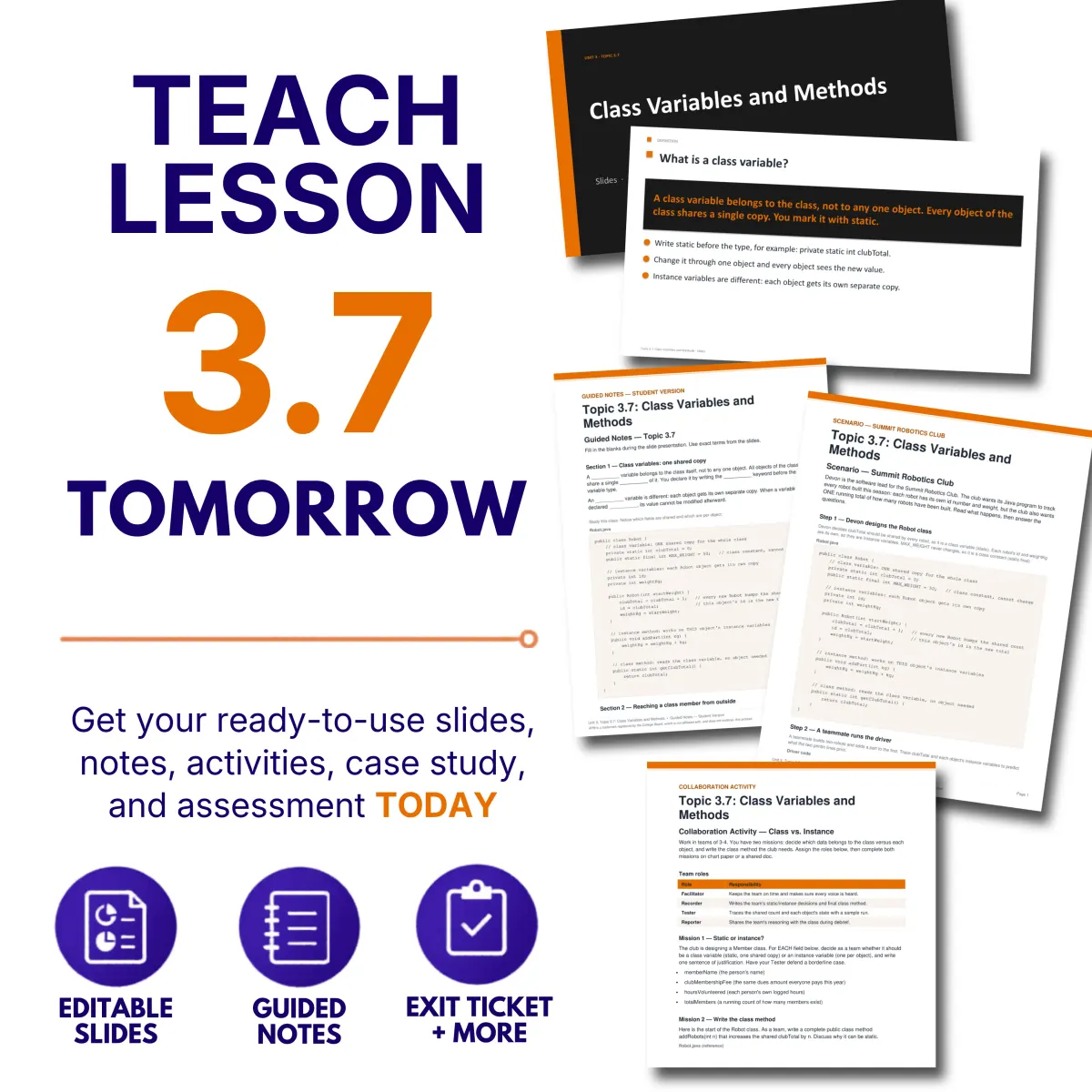 Teach tomorrow