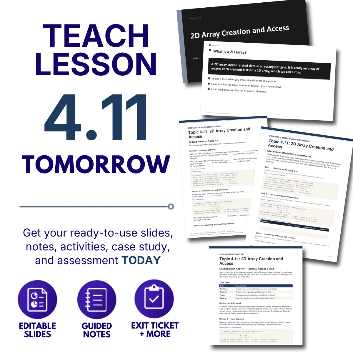 Teach tomorrow