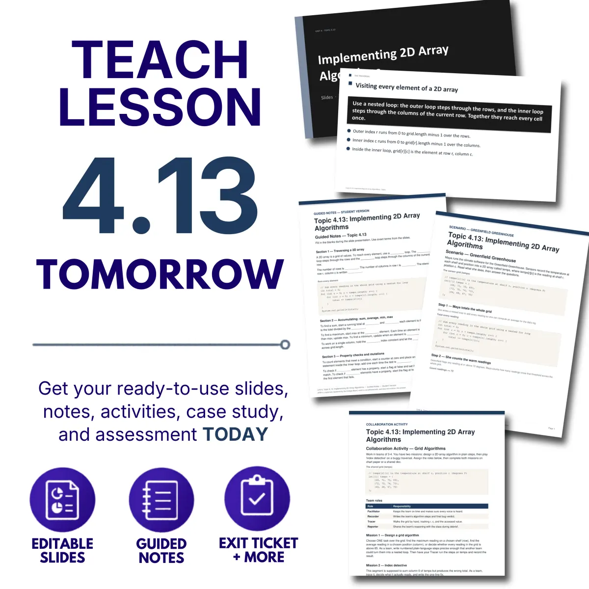 Teach tomorrow