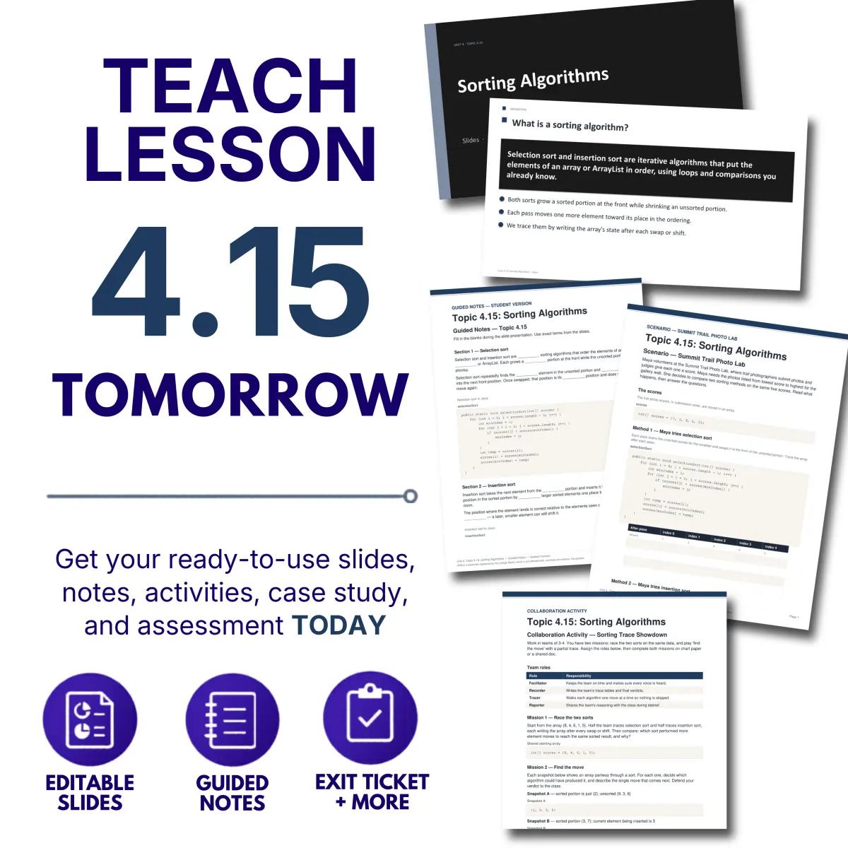 Teach tomorrow