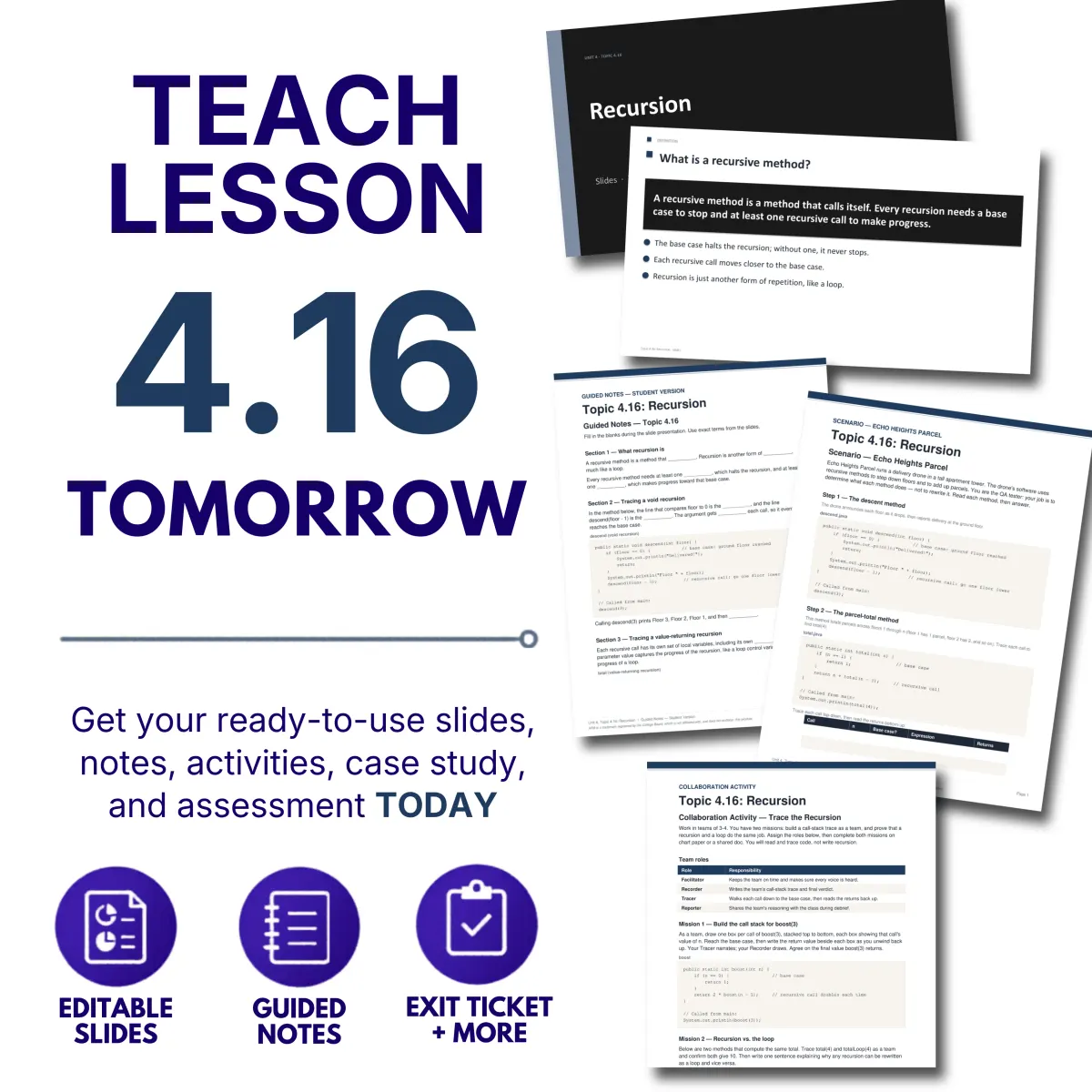 Teach tomorrow