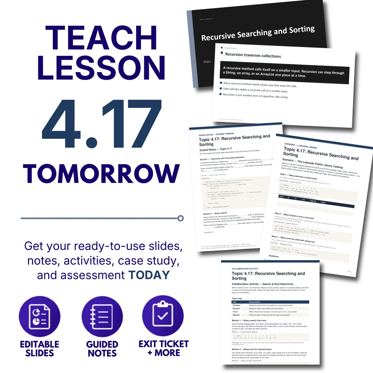 Teach tomorrow
