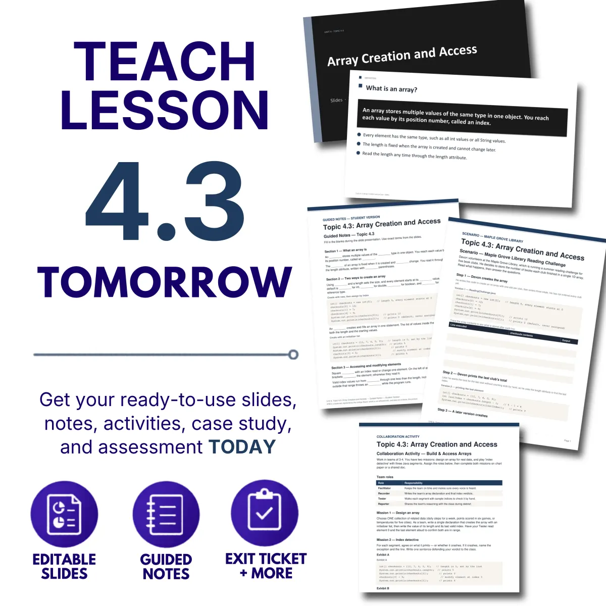 Teach tomorrow