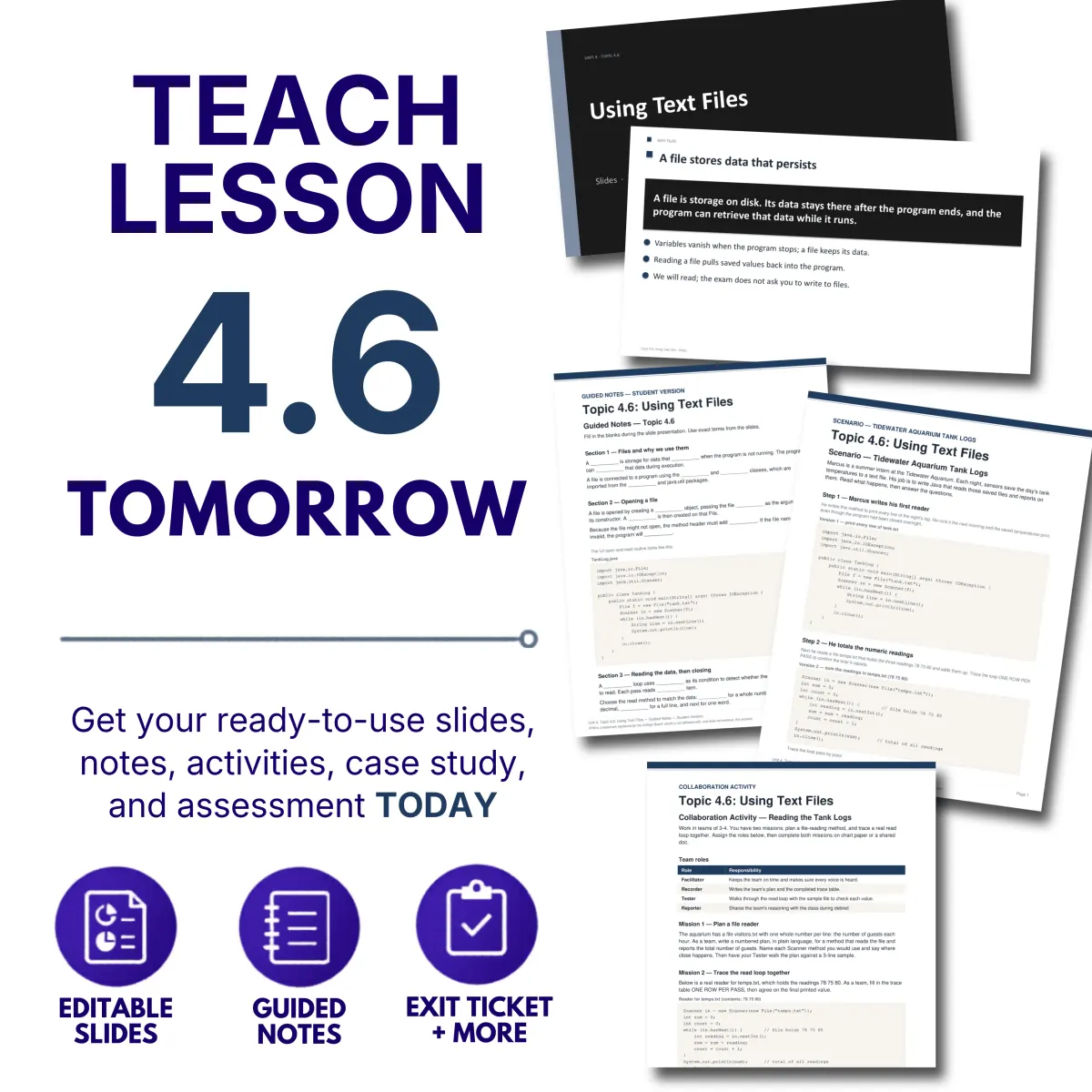 Teach tomorrow