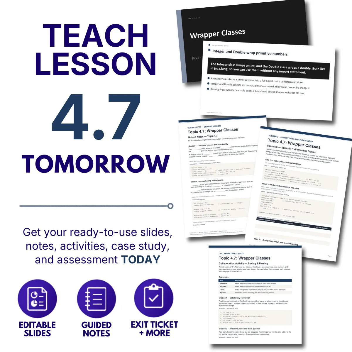 Teach tomorrow
