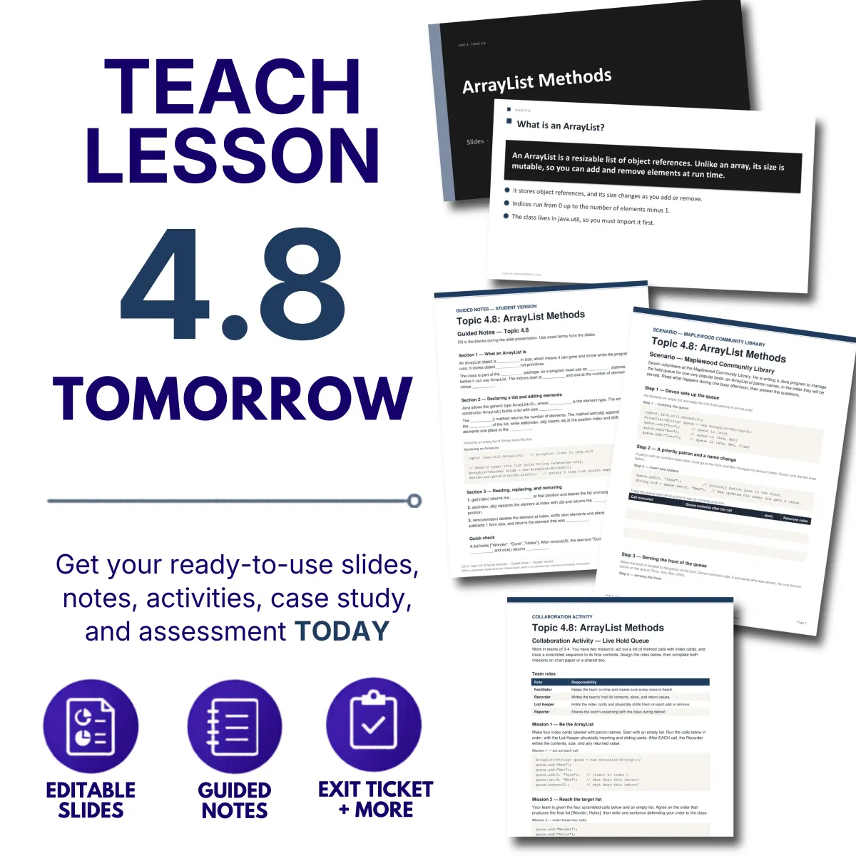 Teach tomorrow