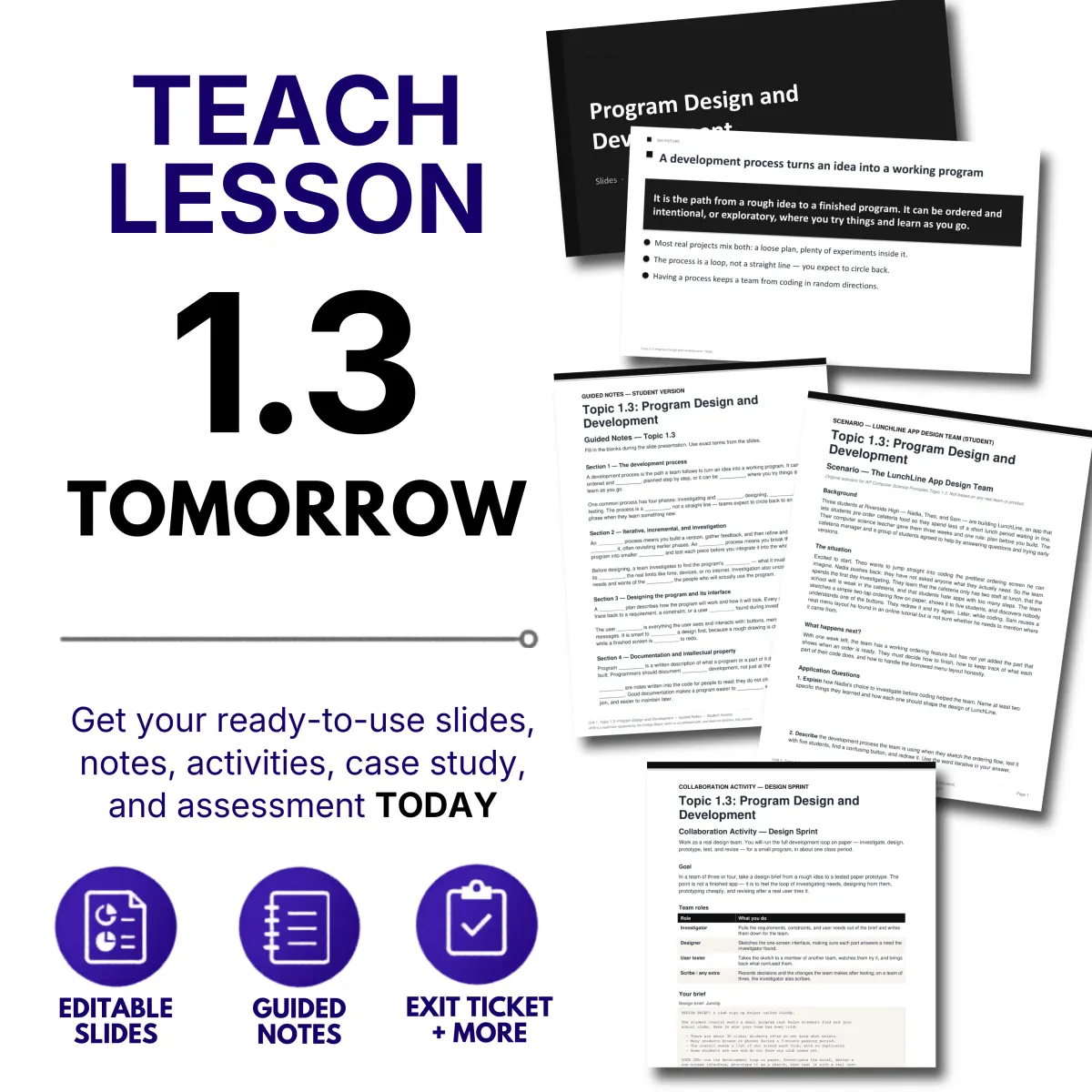 Teach tomorrow