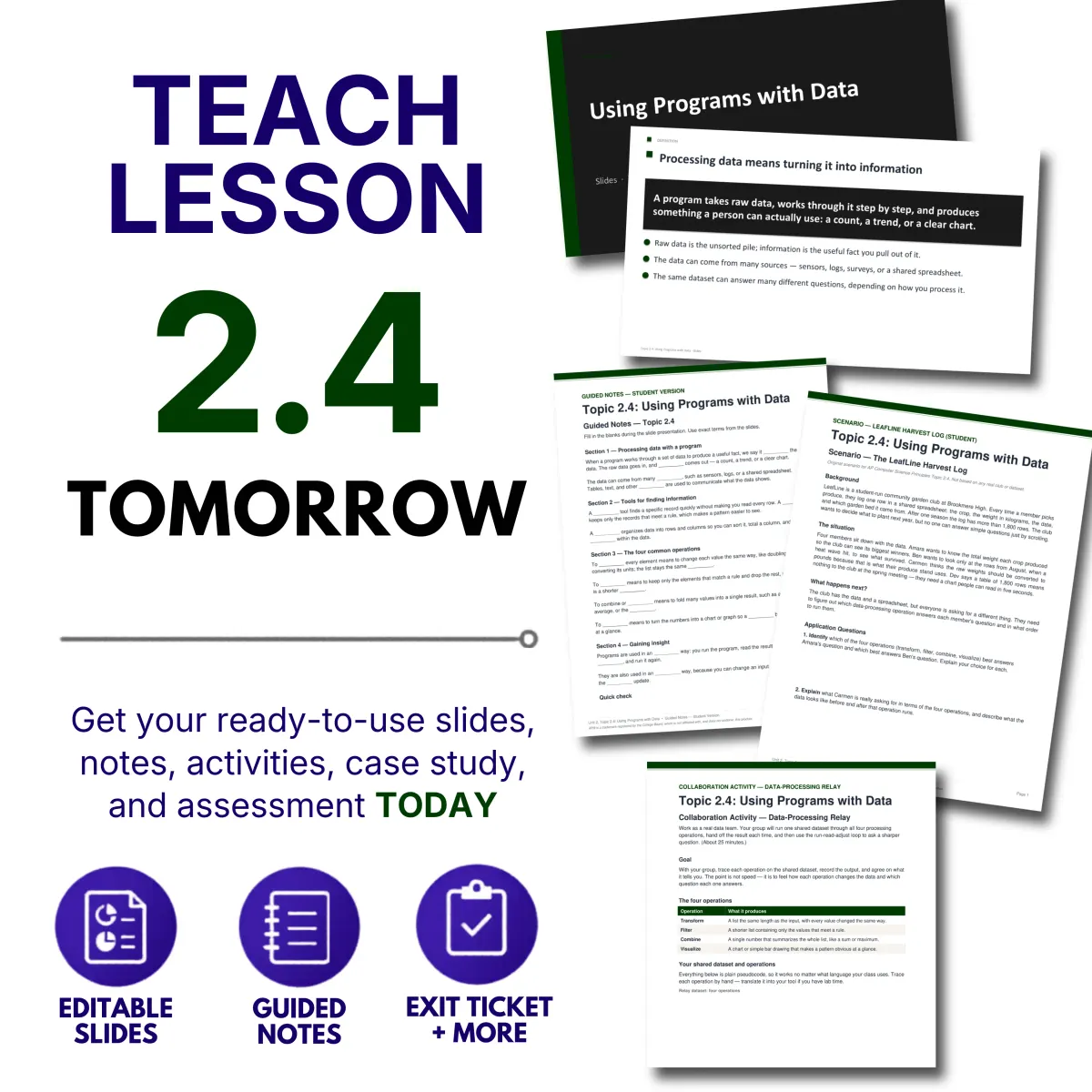 Teach tomorrow