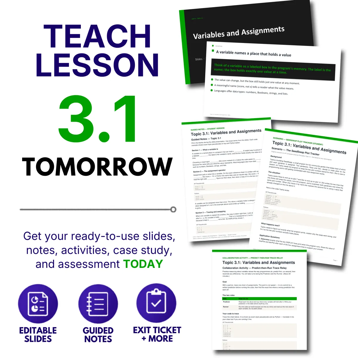 Teach tomorrow