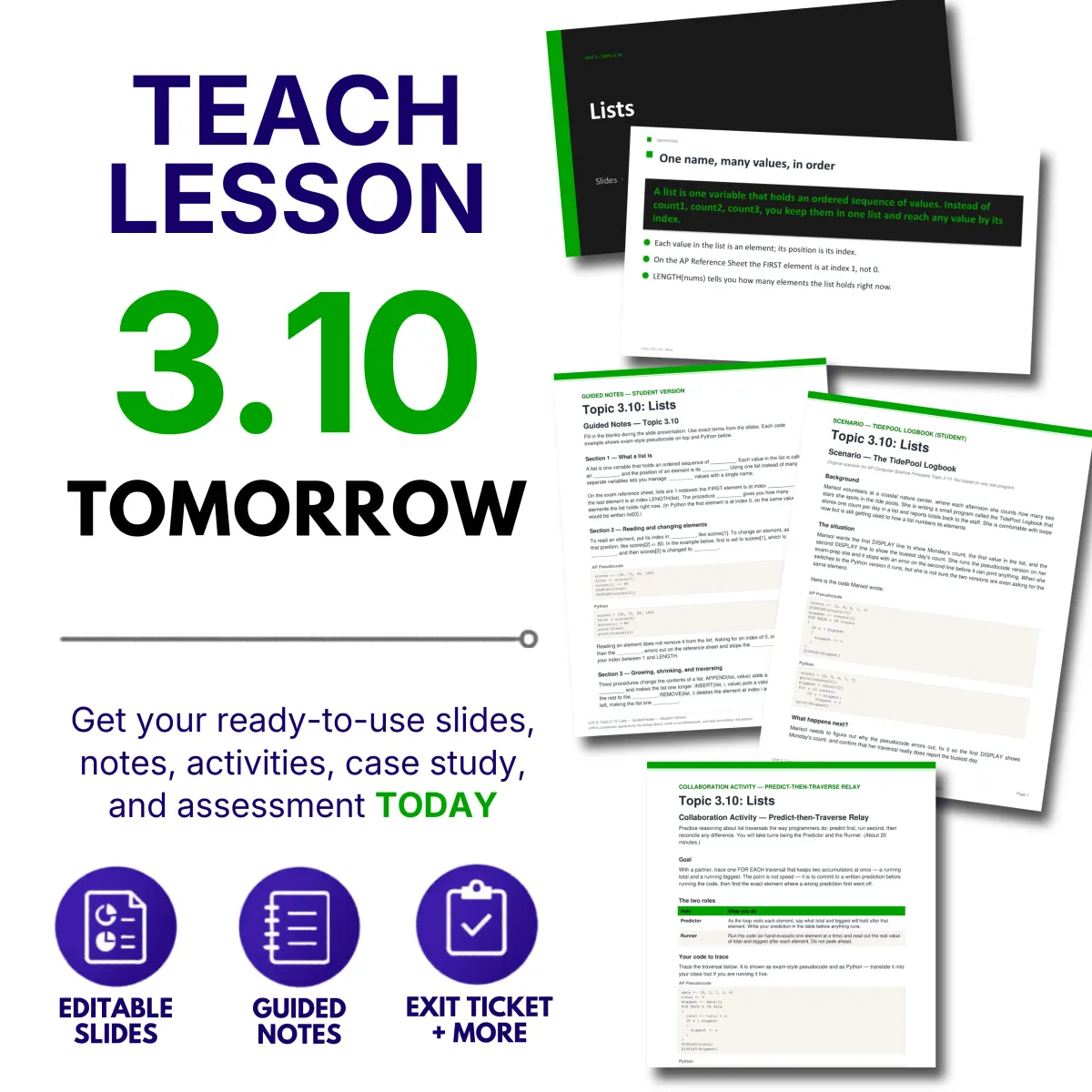 Teach tomorrow