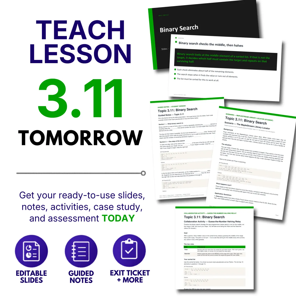 Teach tomorrow