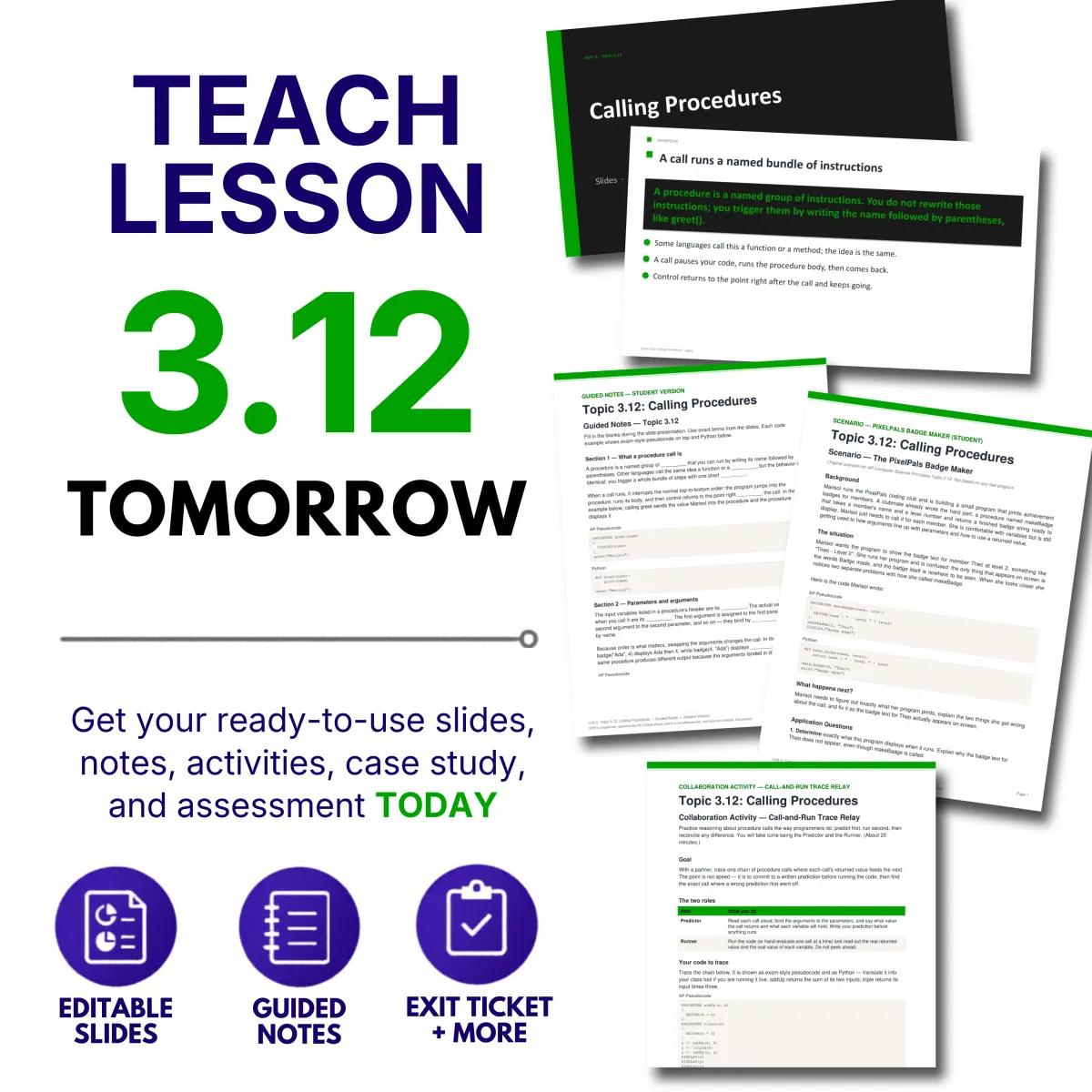 Teach tomorrow