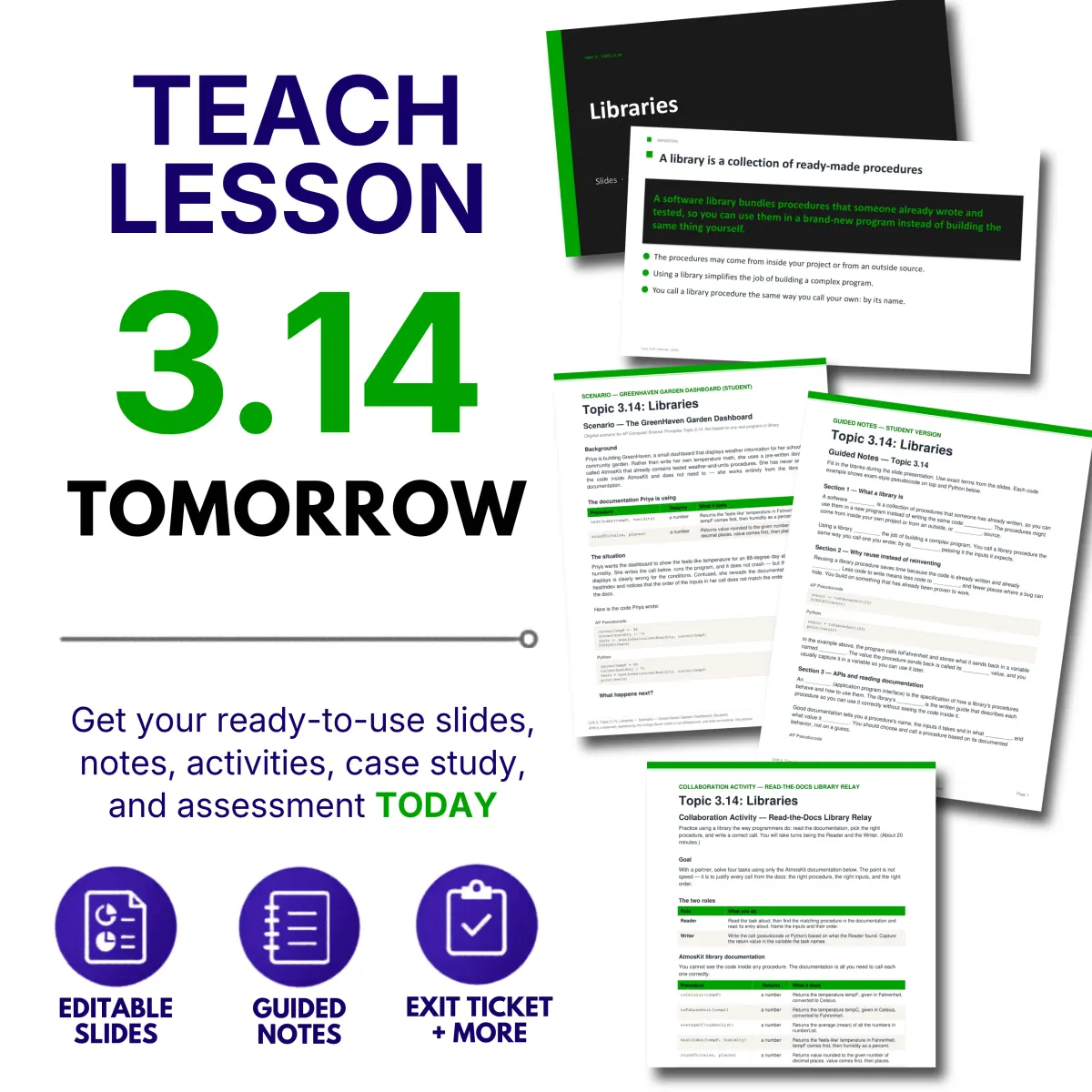 Teach tomorrow