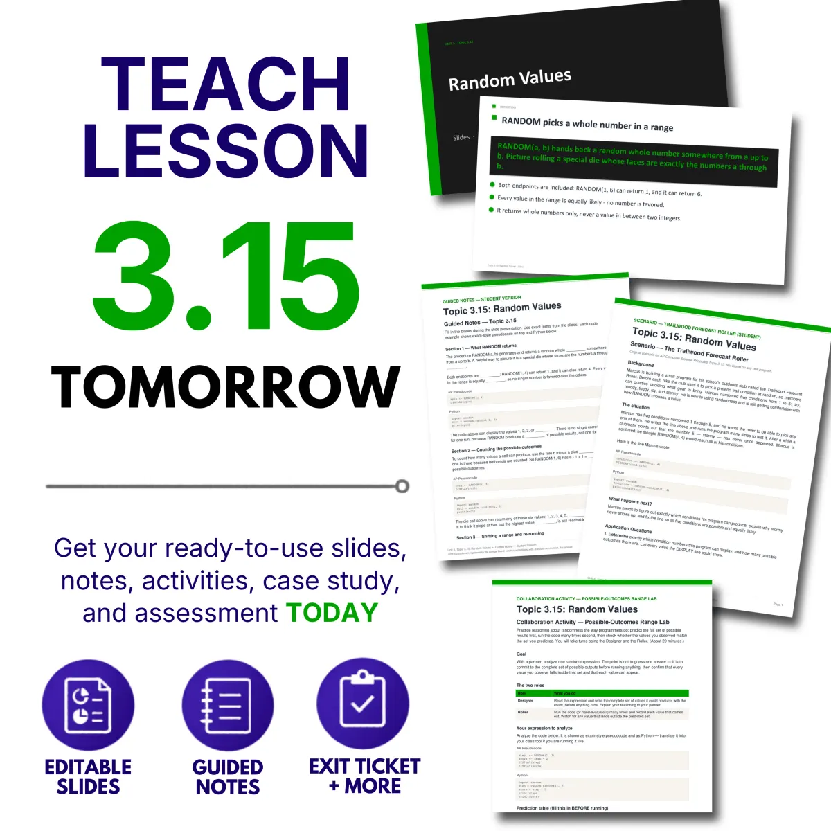 Teach tomorrow