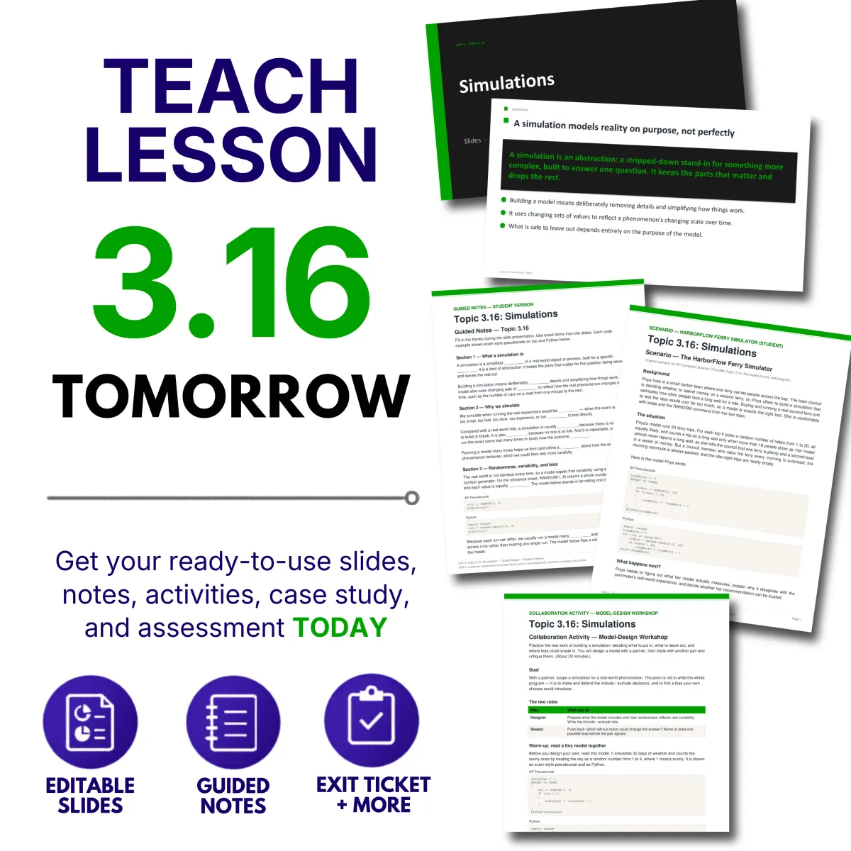Teach tomorrow