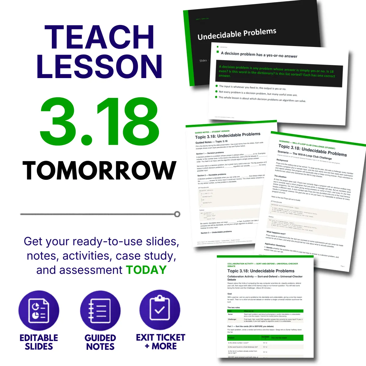 Teach tomorrow