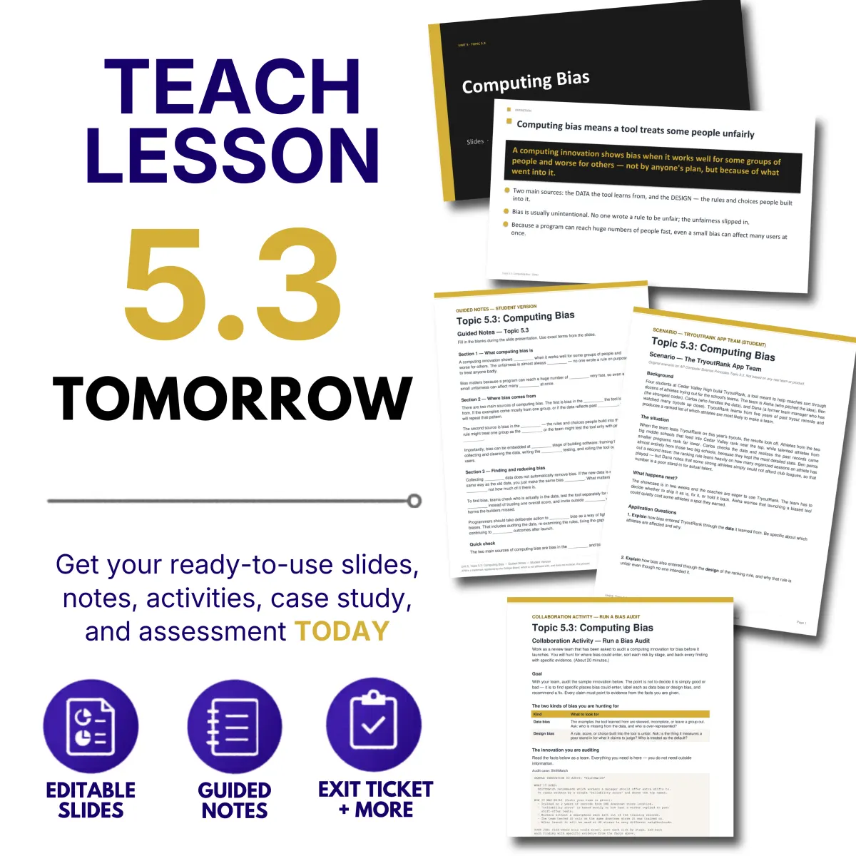 Teach tomorrow