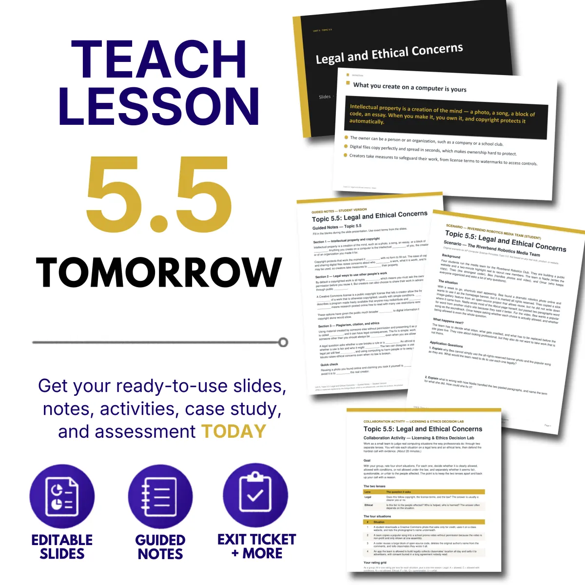 Teach tomorrow