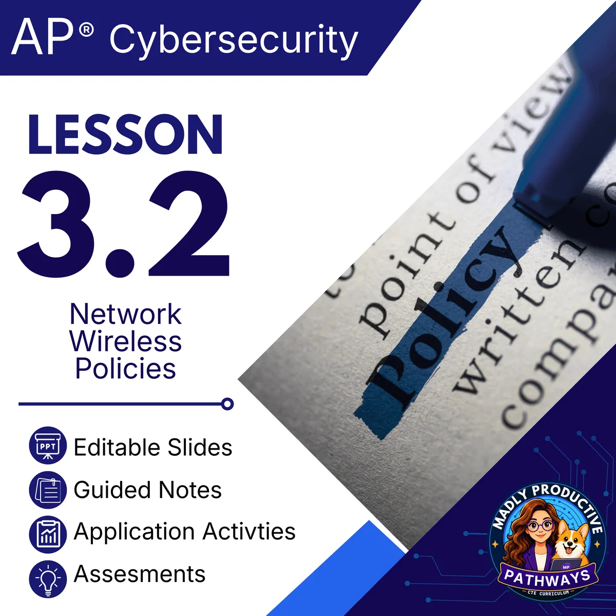 Lesson 3.2: Protecting Networks: Managerial Controls and Wireless Security
