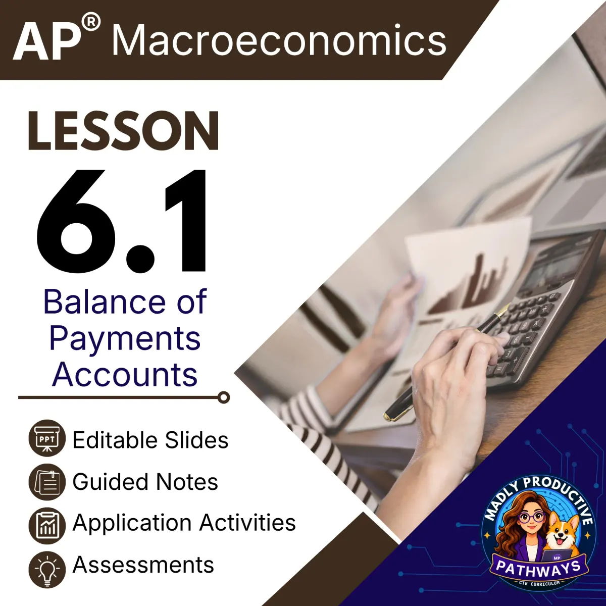 AP Macroeconomics Lesson 6.1 cover, Balance of Payments