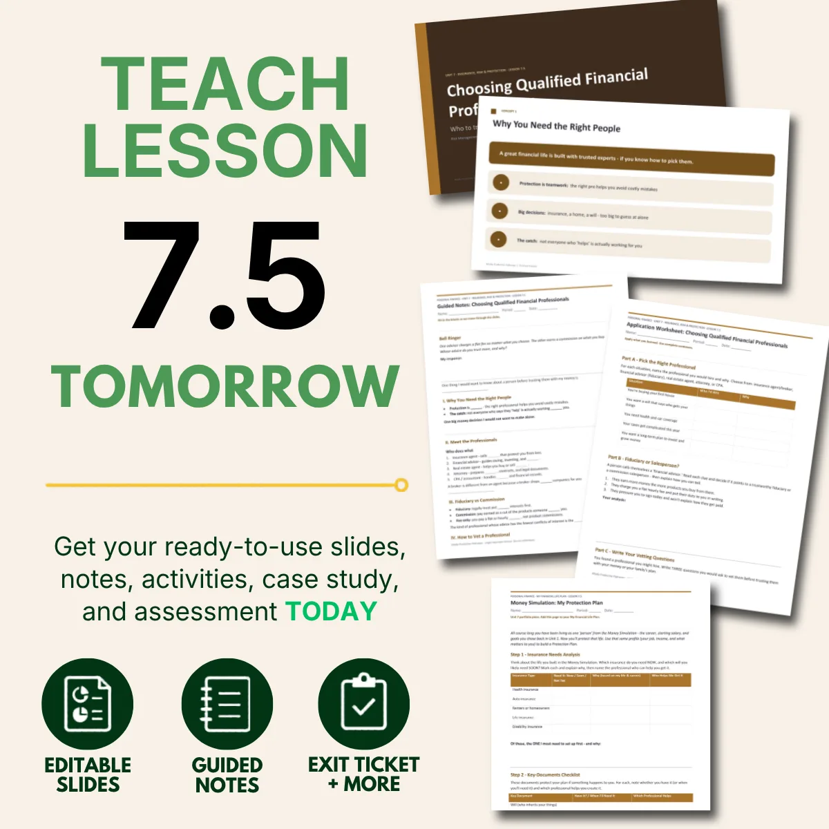 Teach tomorrow