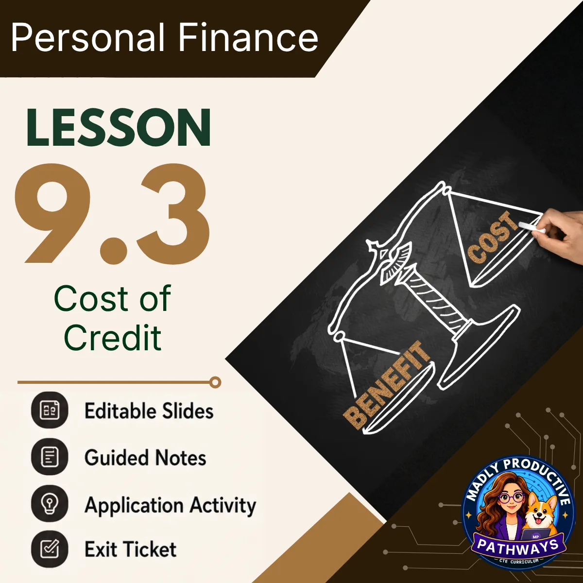 Personal Finance Lesson 9.3 cover, Calculating Interest & APR