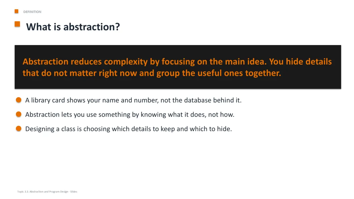 AP Computer Science A Unit 3 content slide